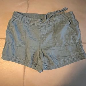 Old navy linen shorts sz L
